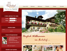 Tablet Screenshot of fuchs-hof.de